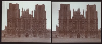 Wells Katedrali, Katedral Green, Wells, Mendip, Somerset, 1913. by Walter Edward Zehetmayr