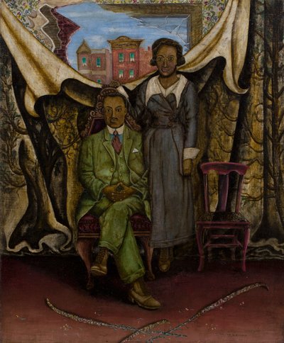 Baba ve Anne—Tintype by Walter Ellison
