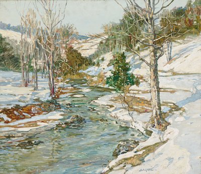 Bahara Yaklaşmak (tuval üzerine yağlı boya) by Walter Elmer Schofield