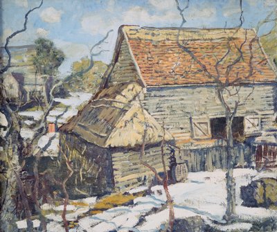 Pensilvanya ahır karda by Walter Elmer Schofield