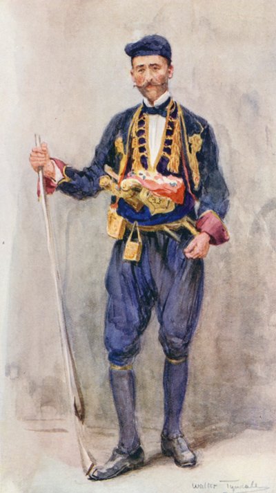 "Marinarezza" Üyesi (renkli taş baskı) by Walter Frederick Roofe Tyndale