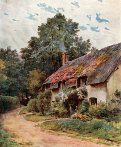 Dunster Yakınlarında Somerset Kulübesi (renkli taş) by Walter Frederick Roofe Tyndale
