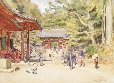 Bir Sokak Sahnesi, Japonya by Walter Frederick Roofe Tyndale