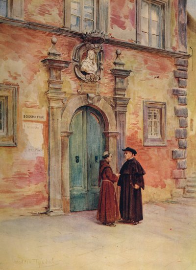 Palazzo Negroni, Montepulciano, c1900 1913 by Walter Frederick Roofe Tyndale