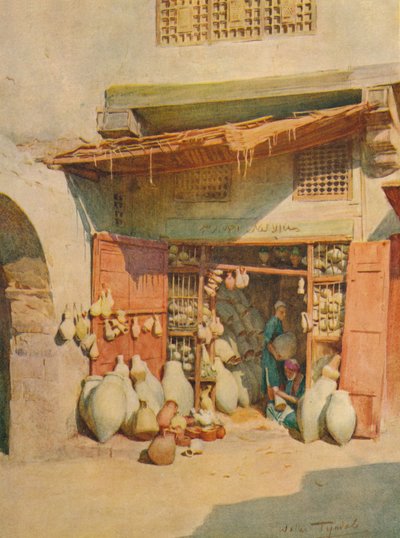 Nil Köyünde Çömlek Pazarı, c1905, 1912 by Walter Frederick Roofe Tyndale