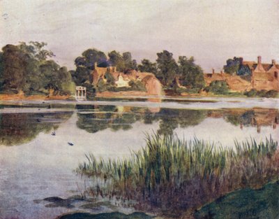 Yeni Orman: Beaulieu Mill (renkli taş) by Walter Frederick Roofe Tyndale