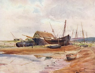 Wessex: Bir Wessex cenneti (renkli lito) by Walter Frederick Roofe Tyndale