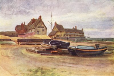 Wessex: Bridport Arms (renkli lito) by Walter Frederick Roofe Tyndale