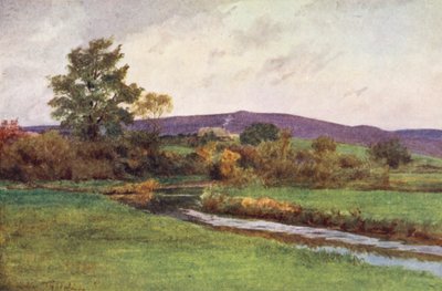 Wessex: Yerlinin Dönüşünün "Yağmur Arabası" (renkli taş baskı) by Walter Frederick Roofe Tyndale