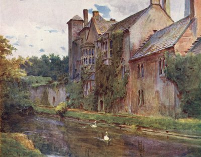 Wessex: Saray, Wells (renkli taş baskı) by Walter Frederick Roofe Tyndale