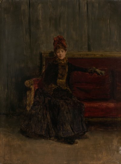 oturan bayan by Walter Gay