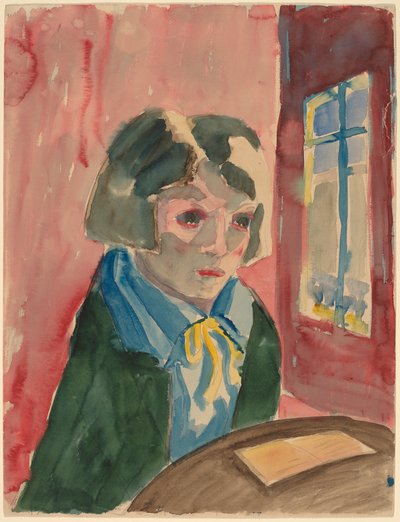 pencerenin yanındaki kız by Walter Gramatte