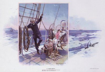 Bir İltifat (renkli taş) by Walter Granville-Smith