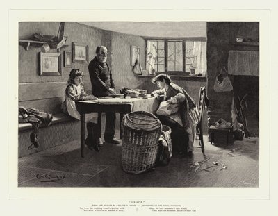 Grace (gravür) by Walter Granville-Smith