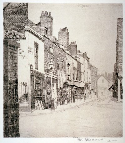 Duke Caddesi, Chelsea, Londra, 1873 by Walter Greaves