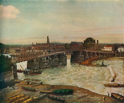 Eski Battersea Köprüsü, 1874 1933 by Walter Greaves