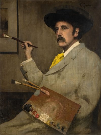 Sanatçının Portresi, 1910. by Walter Greaves
