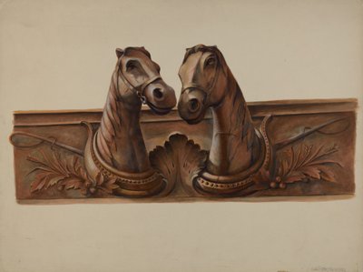Ahır Dekorasyonu, c. 1938. by Walter Hochstrasser