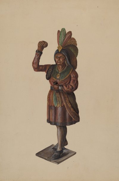Puro Mağazası Indian, c. 1936. by Walter Hochstrasser