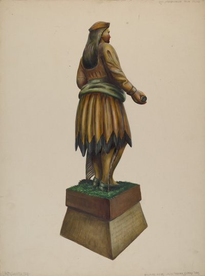 Puro Mağazası Indian, c. 1937. by Walter Hochstrasser