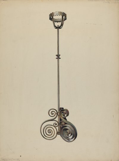 Tütsü Brülörü için Stand, c. 1938. by Walter Hochstrasser