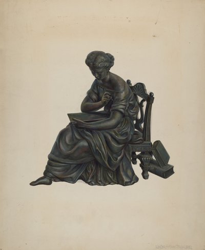 Heykel Saat Dekorasyonu, c. 1939. by Walter Hochstrasser