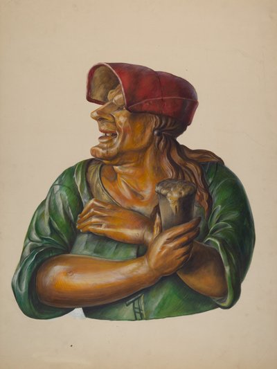Taverna Figür, c. 1937. by Walter Hochstrasser