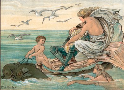 Cymoent ve Marinell by Walter Jenks Morgan