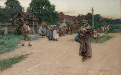 ihanete uğradı, 1887 by Walter Langley
