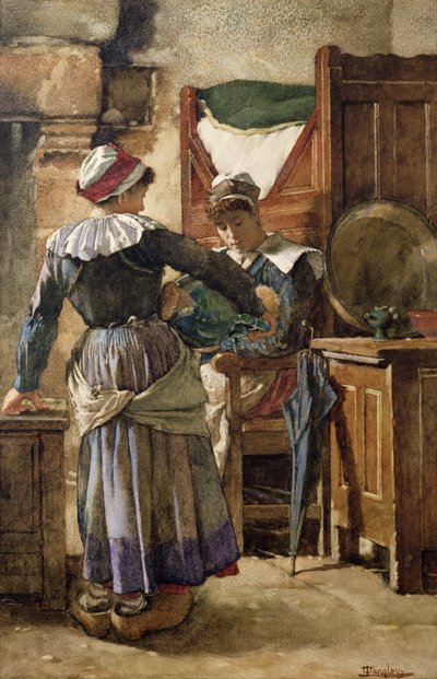 İlk Doğması by Walter Langley