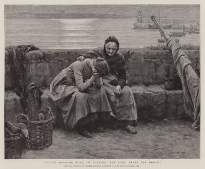 Sabah Asla Akşama Giyilmez, Ama Bazı Kalpler Kırıldı by Walter Langley