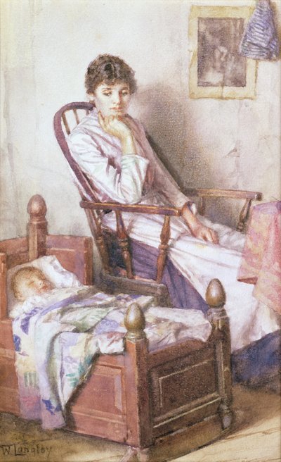 Yalnızlığının Pembe İdolü by Walter Langley