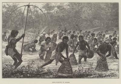 Assam'da Arı Balıkçılığı by Walter Paget