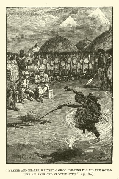 H Rider Haggard tarafından King Solomons Madenleri için İllüstrasyon by Walter Paget