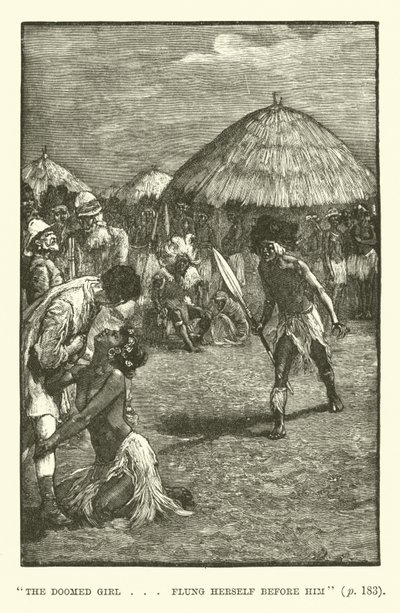 H Rider Haggard tarafından King Solomons Madenleri için İllüstrasyon by Walter Paget