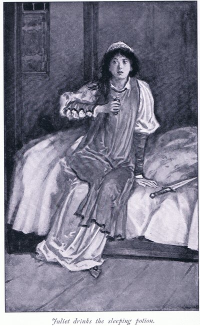 Juliet uyku iksirini içer, 1900