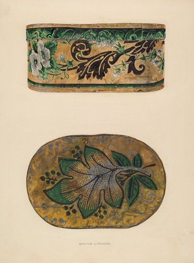 Şapka Kutusu, c. 1937. by Walter Praefke