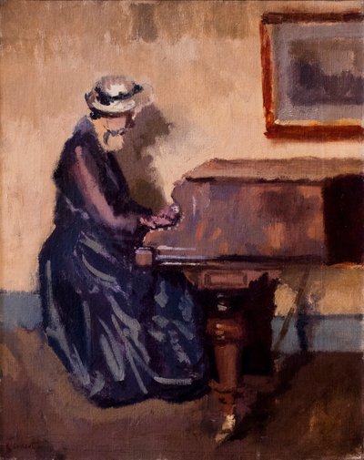 Chopin, yaklaşık 1914 (tuval üzerine yağlıboya) by Walter Richard Sickert