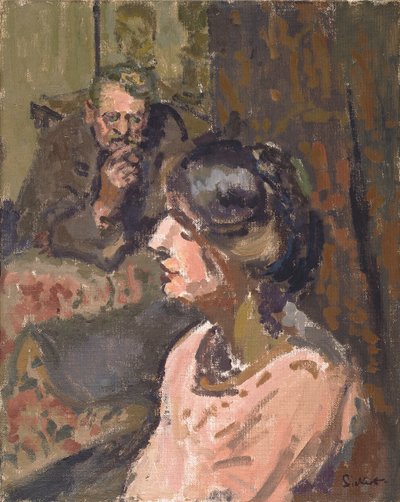 Hubby ve Marie, 1912 dolayları (tuval üzerine yağlıboya) by Walter Richard Sickert