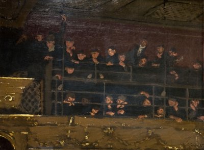 Noctes Ambrosionae, Eski Moğol Galerisi, 1906-07. by Walter Richard Sickert