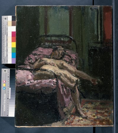 Yatakta Çıplak by Walter Richard Sickert