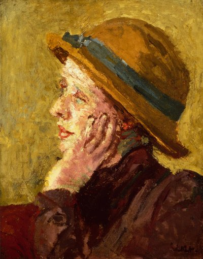 Bir Kadının Portresi (tuval üzerine yağlı boya) by Walter Richard Sickert