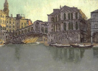 Büyük Kanal ve Rialto, Venedik, c.1895-96 by Walter Richard Sickert