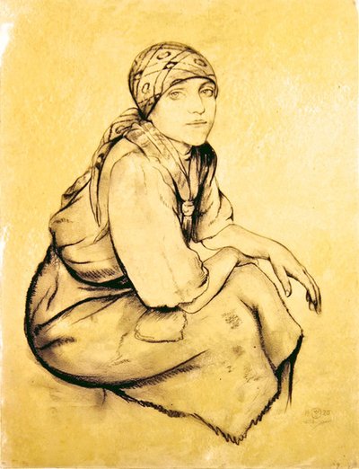 çingene kadın by Walter Sauer