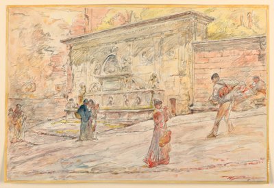 Büyük Bir Çeşme by Walter Shirlaw