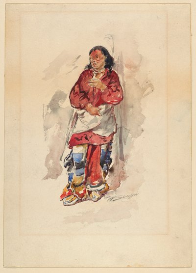 Cheyenne Gençlik by Walter Shirlaw
