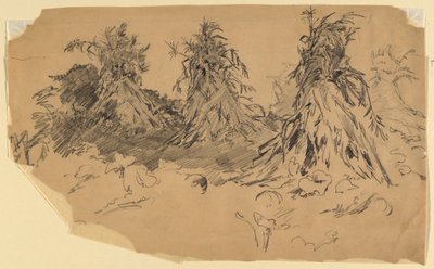 Mısır sapları by Walter Shirlaw