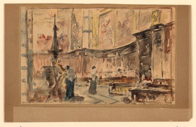 Koronun Alt Kısmı, Siena Katedrali by Walter Shirlaw