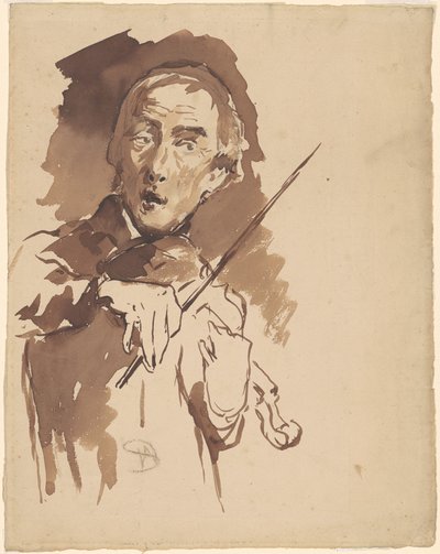 "Çanı Tonlamak" için Çalışma by Walter Shirlaw
