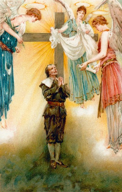 İşte Üç Parlayan Olan Ona Geldi by Walter Stanley Paget
